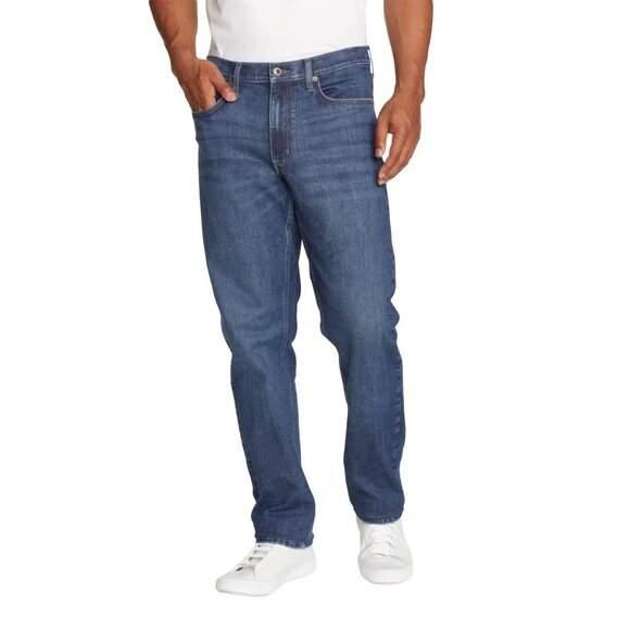 Eddie Bauer Men's Jean Two-Way Stretch Regular‎ Fit - Picture 1 of 6